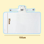 Cute golden retriever and white puppy hooded blanket with moving ears - 3-in-1 wearable throw