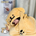 Golden retriever hooded wearable blanket - funny couples birthday gift