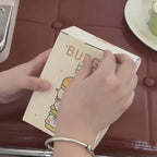 Burger Pig Goblet Mug - 3D Hand-Painted Ceramic Cup 220ml with Piggy Burger Stem, Cute Dessert Cup